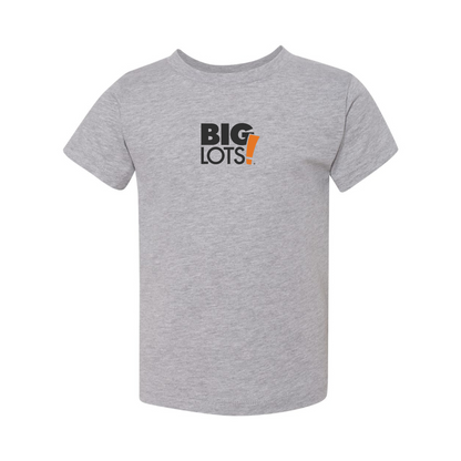 Big Lots Logo BELLA  CANVAS Toddler Jersey Tee