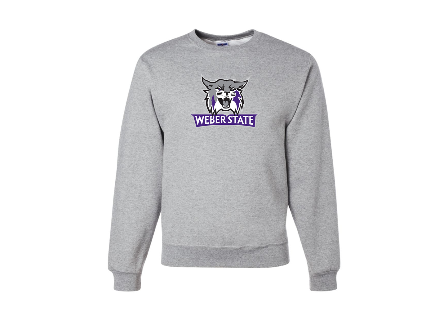 Men's Weber State Wildcats JERZEES NuBlend Crewneck Sweatshirt