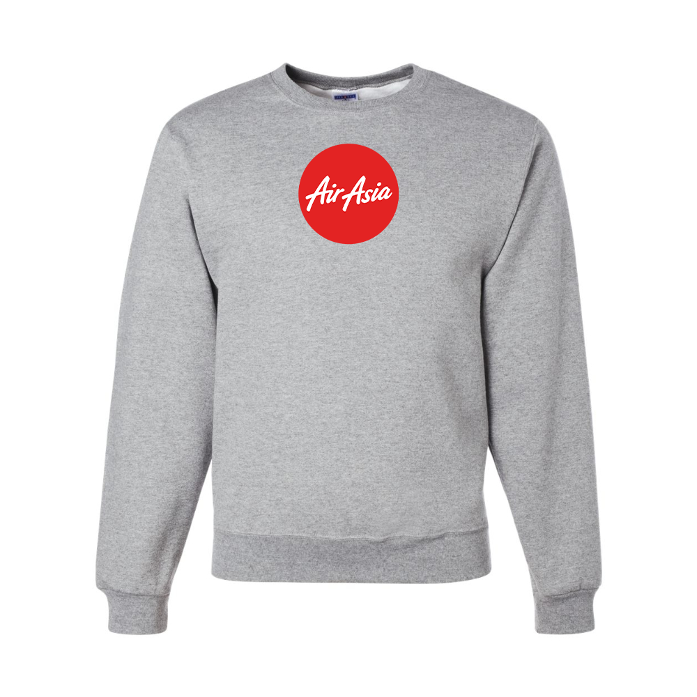Men's Air Asia Logo  JERZEES NuBlend Crewneck Sweatshirt