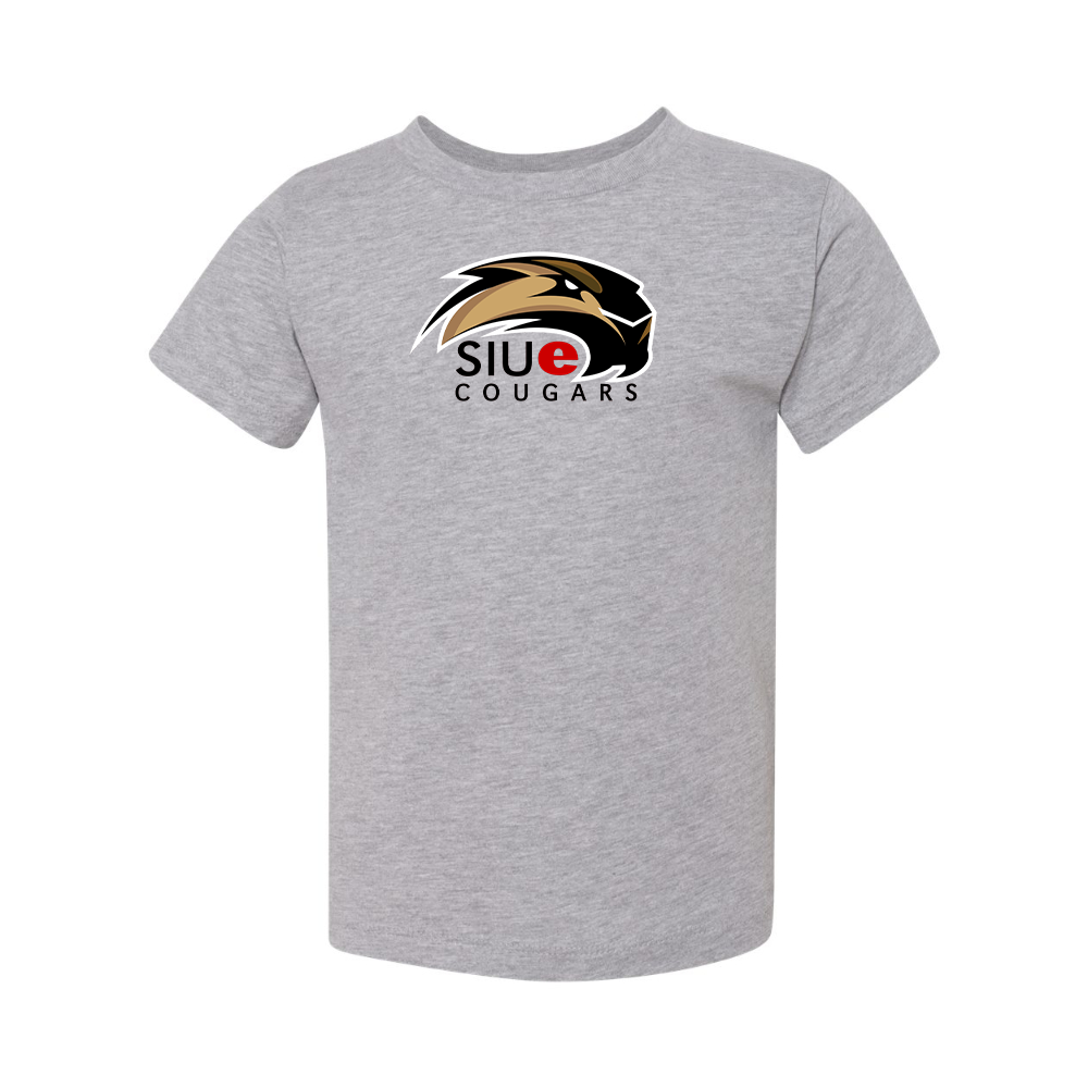 SIU Edwardsville Cougars Logo BELLA  CANVAS Toddler Jersey Tee