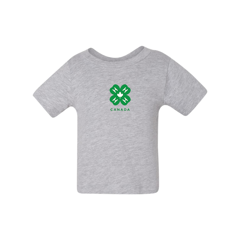4H Canada Logo BELLA CANVAS Infant Jersey Tee