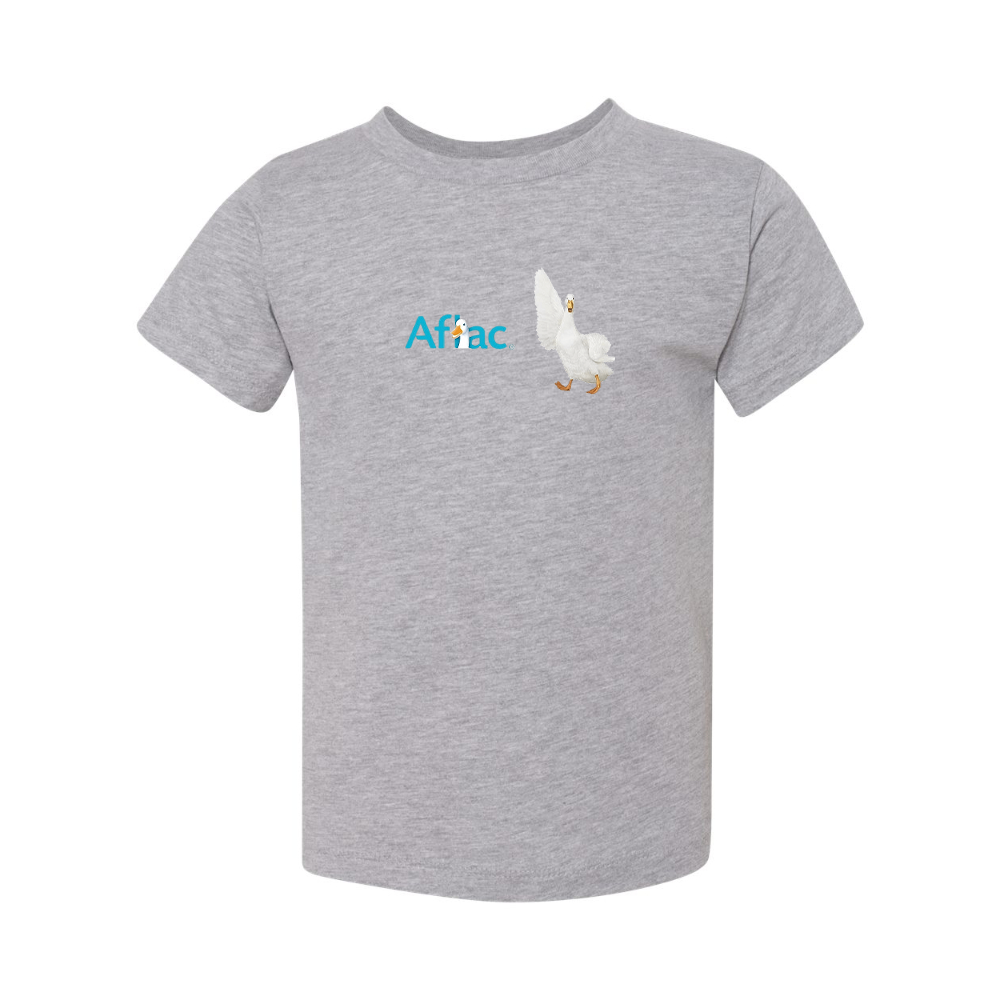 Aflac Logo and Duck BELLA  CANVAS Toddler Jersey Tee