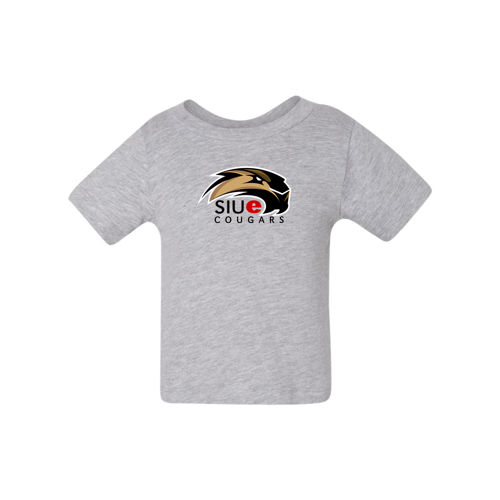 SIU Edwardsville Cougars Logo BELLA CANVAS Infant Jersey Tee