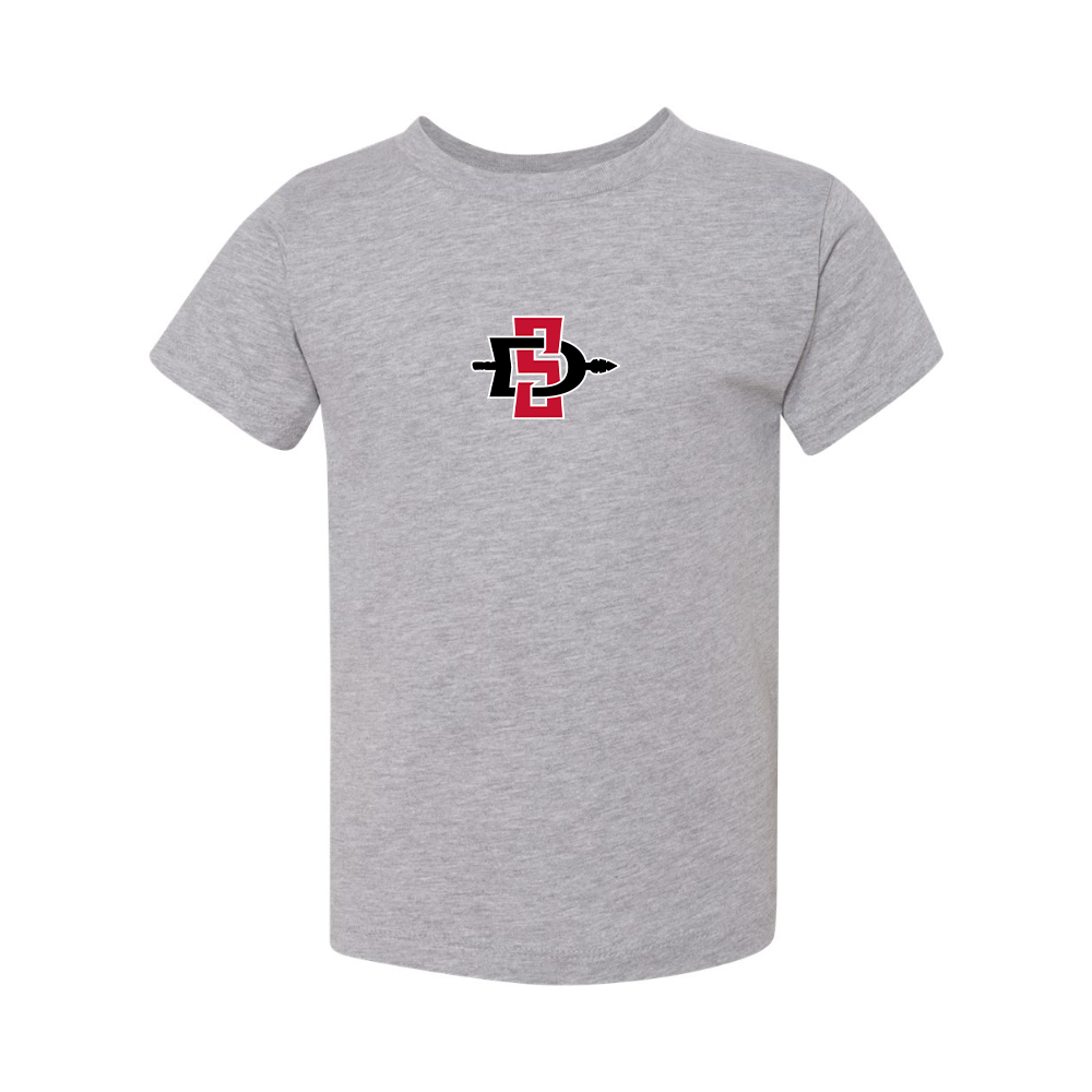 San Diego State Aztecs Logo BELLA  CANVAS Toddler Jersey Tee