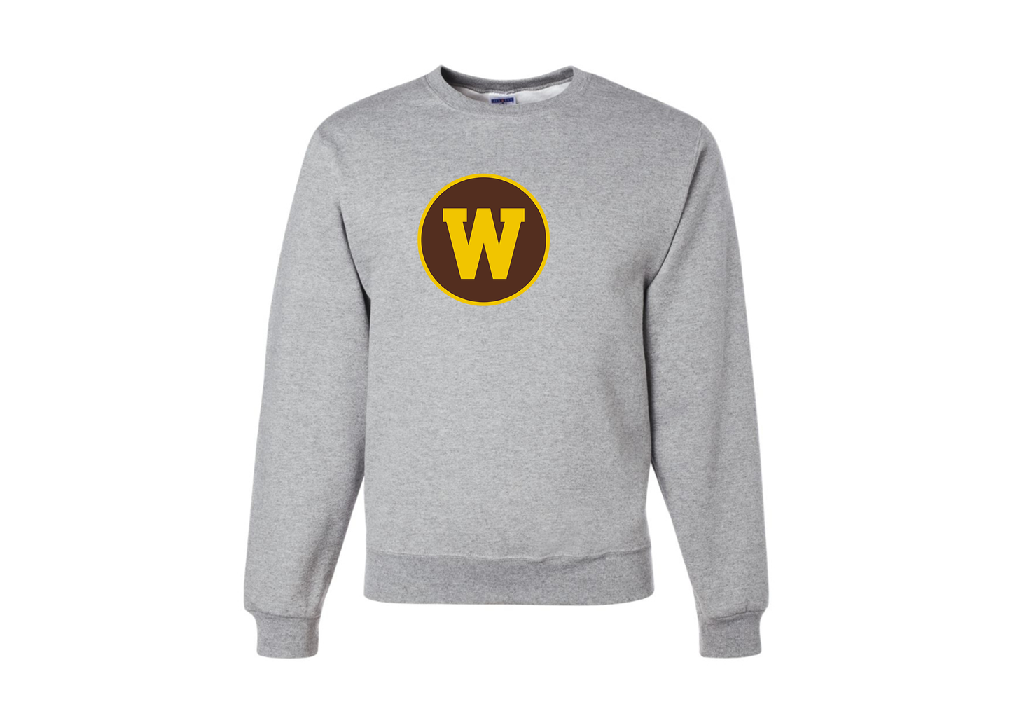 Men's Western Michigan Broncos JERZEES NuBlend Crewneck Sweatshirt