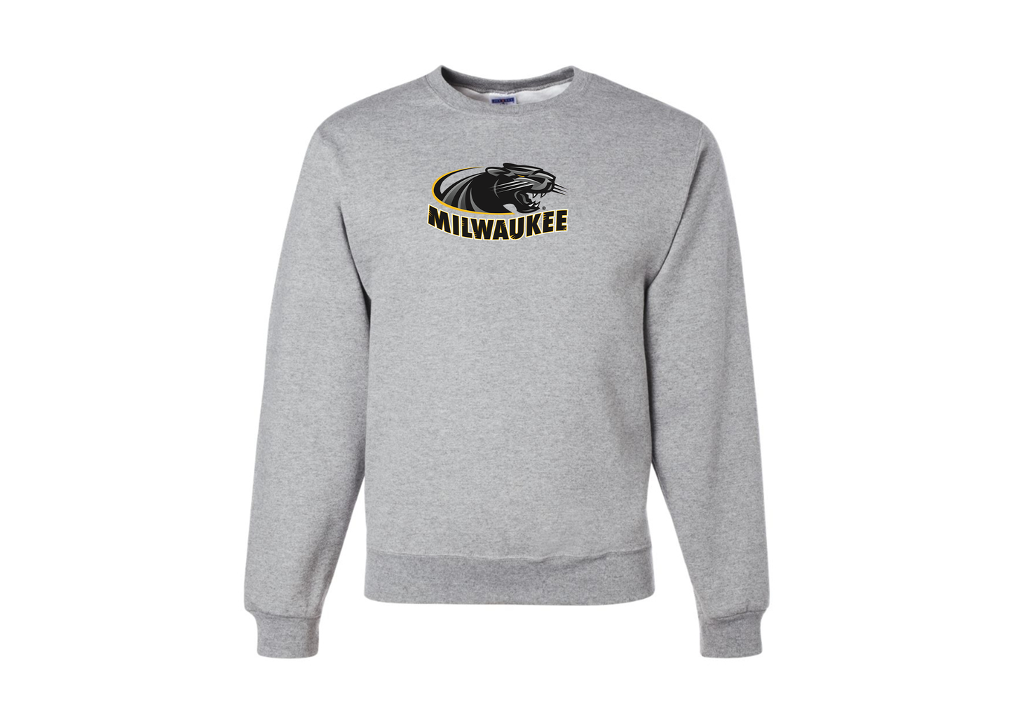 Men's Wisconsin Milwaukee Panthers JERZEES NuBlend Crewneck Sweatshirt