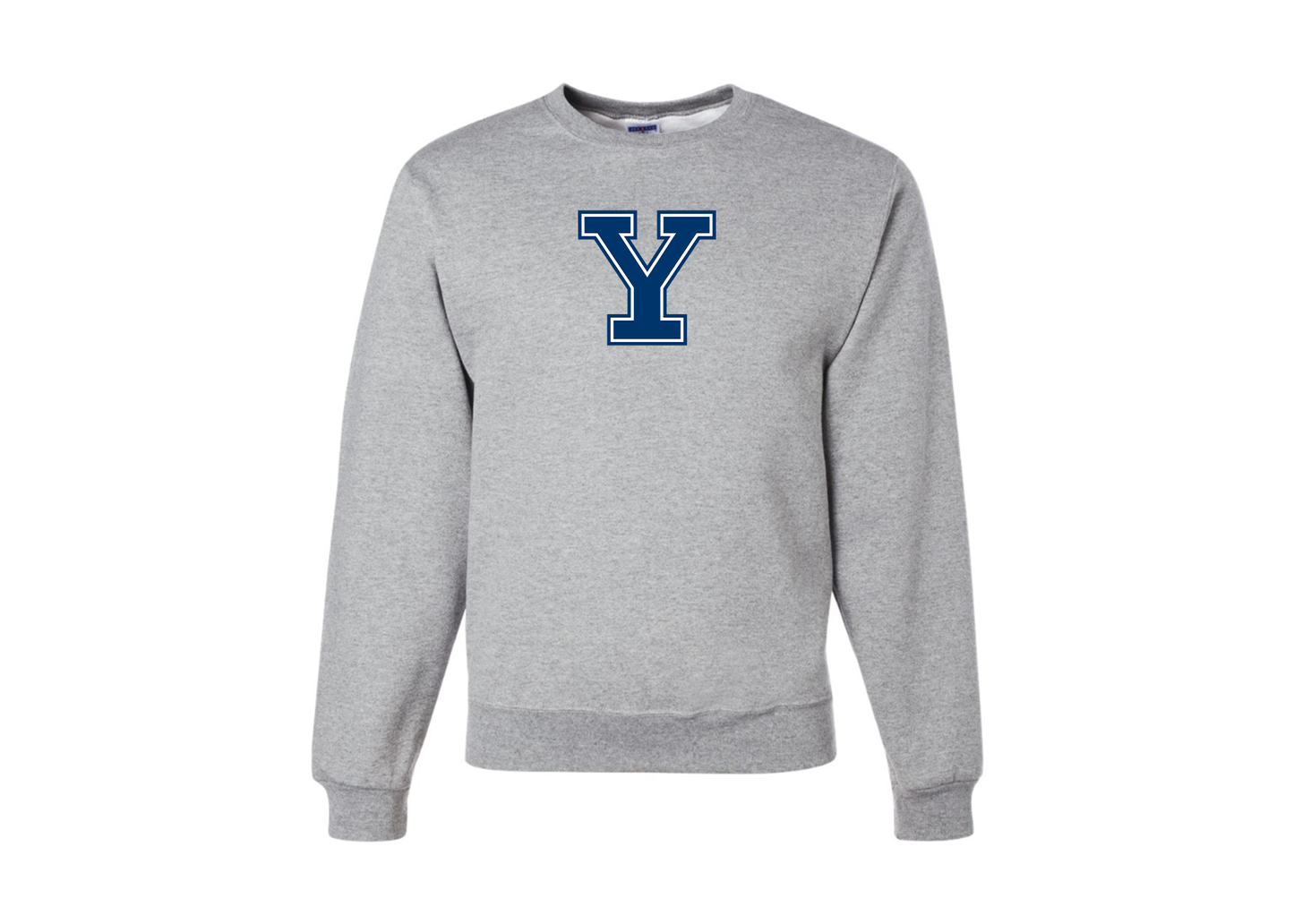 Men's Yale Bulldogs JERZEES NuBlend Crewneck Sweatshirt