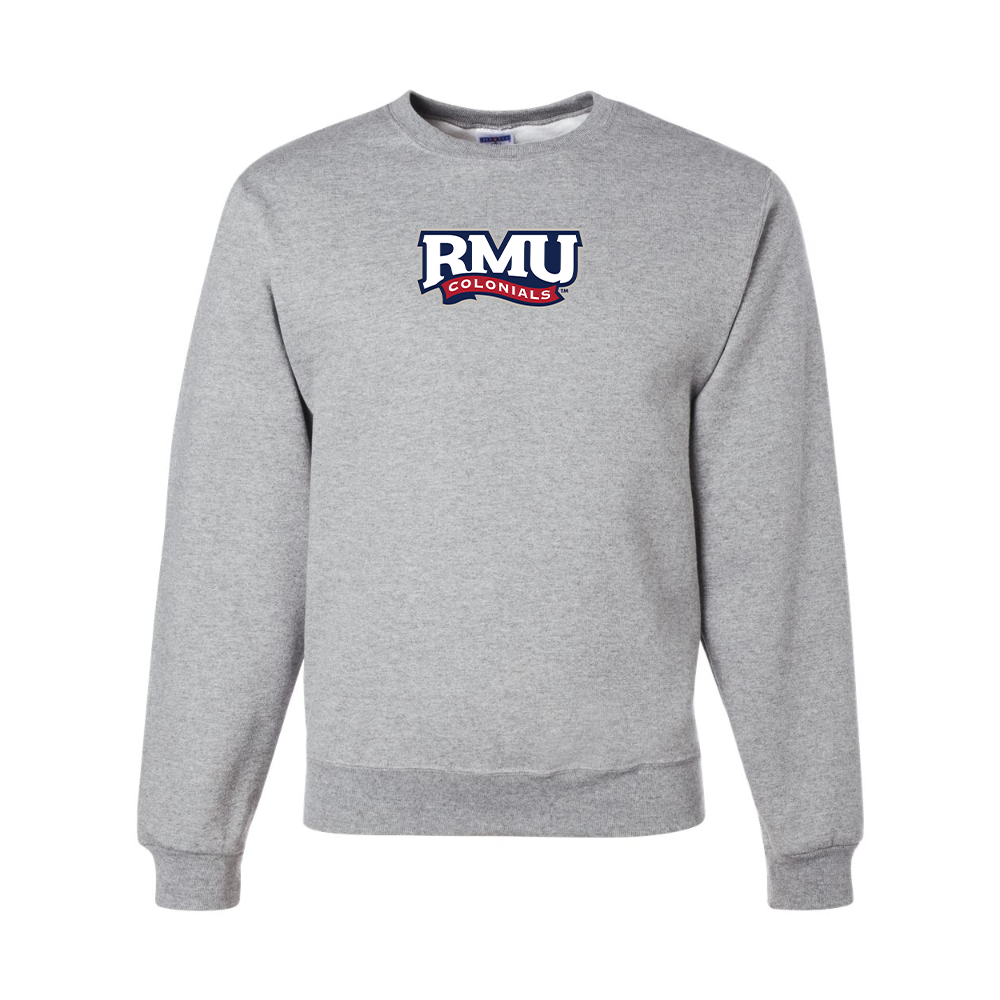 Men's Robert Morris Colonials Logo JERZEES NuBlend Crewneck Sweatshirt