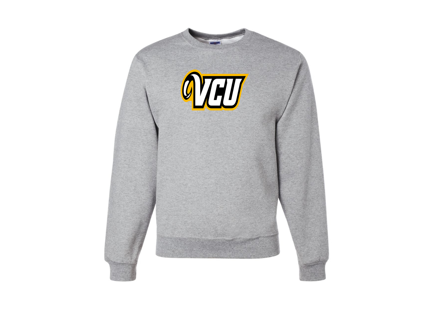 Men's Virginia Commonwealth Rams JERZEES NuBlend Crewneck Sweatshirt