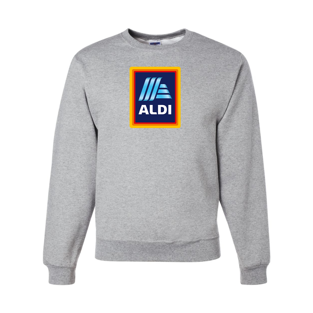 Men's Aldi Logo JERZEES NuBlend Crewneck Sweatshirt