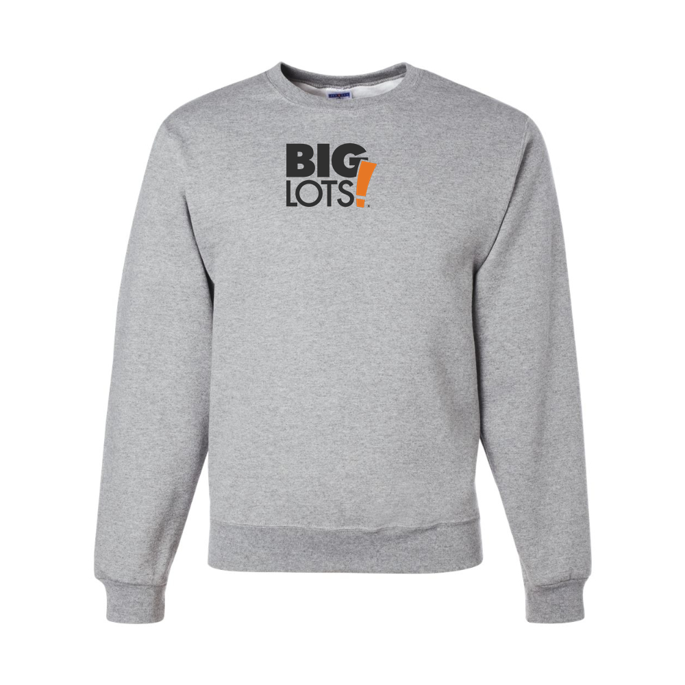 Men's Big Lots Logo  JERZEES NuBlend Crewneck Sweatshirt