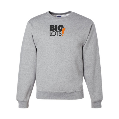 Men's Big Lots Logo  JERZEES NuBlend Crewneck Sweatshirt