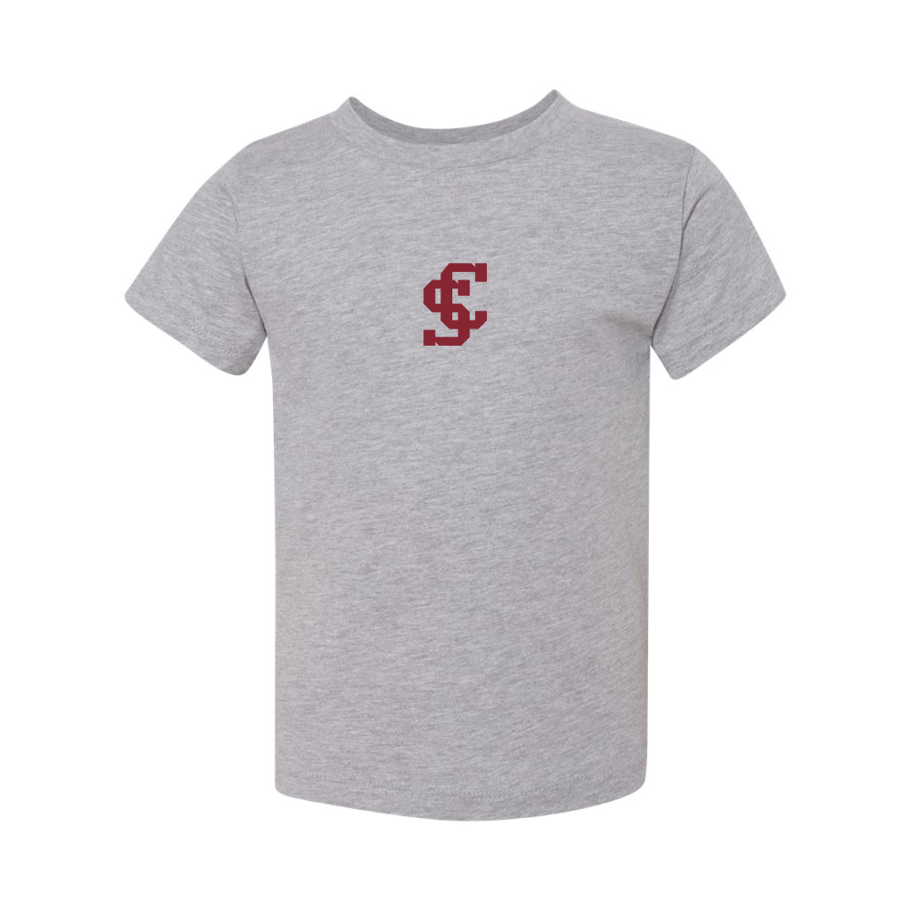 Santa Clara Broncos Logo BELLA  CANVAS Toddler Jersey Tee