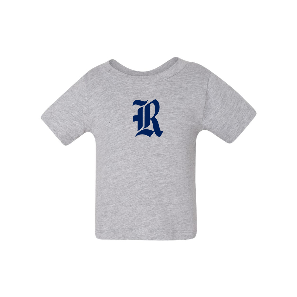 Rice Owls Logo BELLA CANVAS Infant Jersey Tee