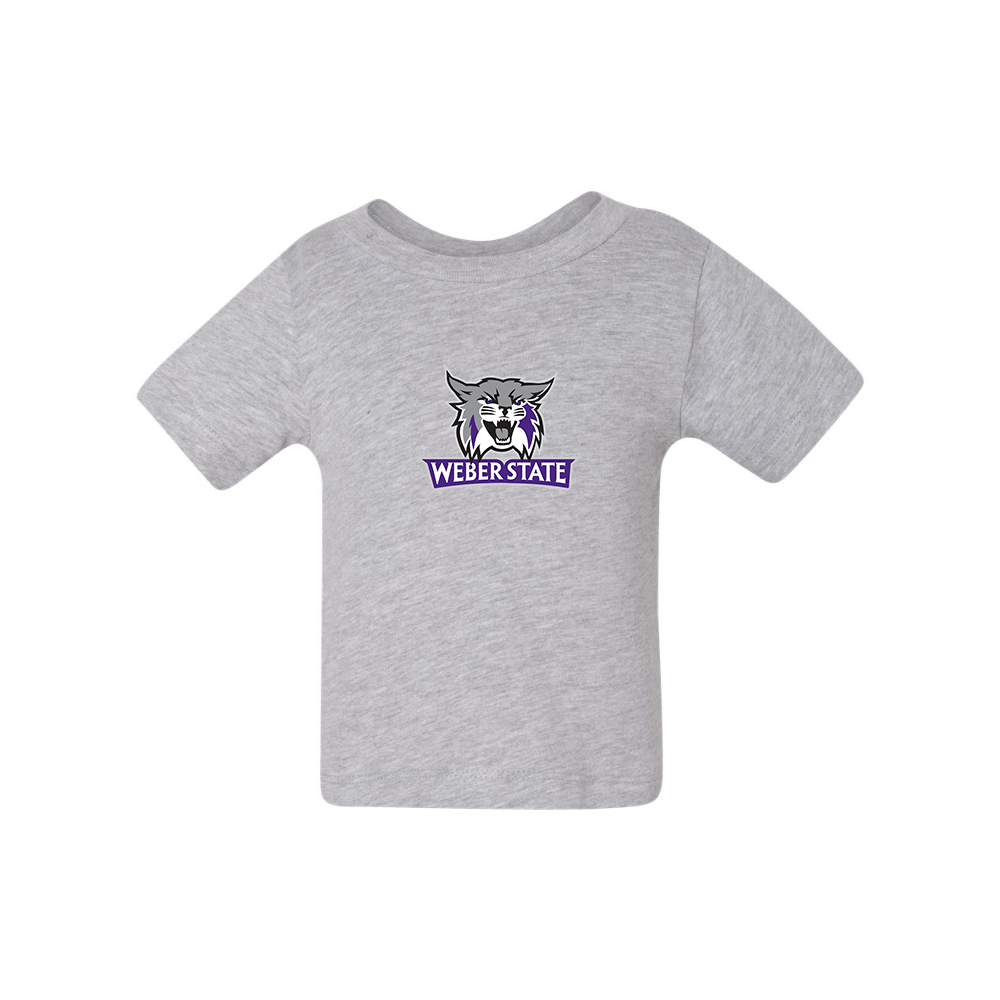 Weber State Wildcats BELLA CANVAS Infant Jersey Tee