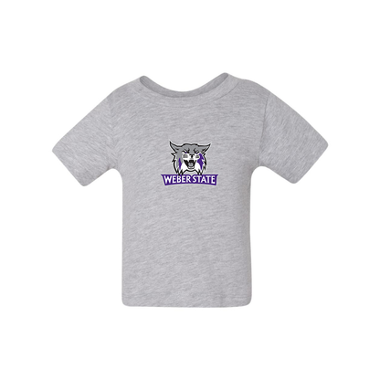 Weber State Wildcats BELLA CANVAS Infant Jersey Tee