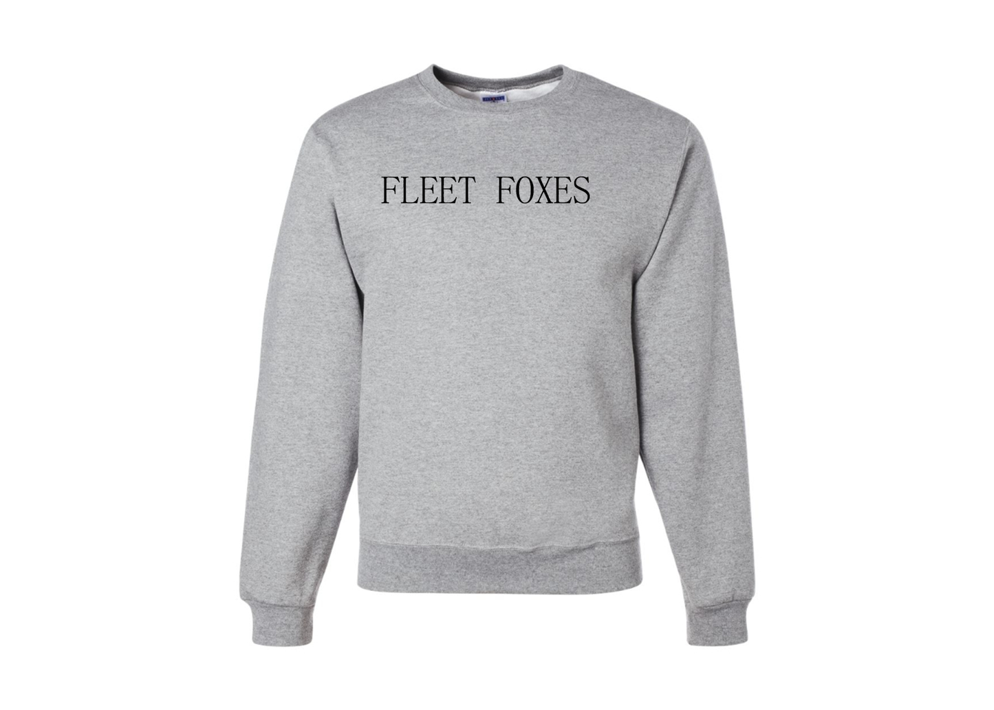 Men's Fleet Foxes Logo  JERZEES NuBlend Crewneck Sweatshirt
