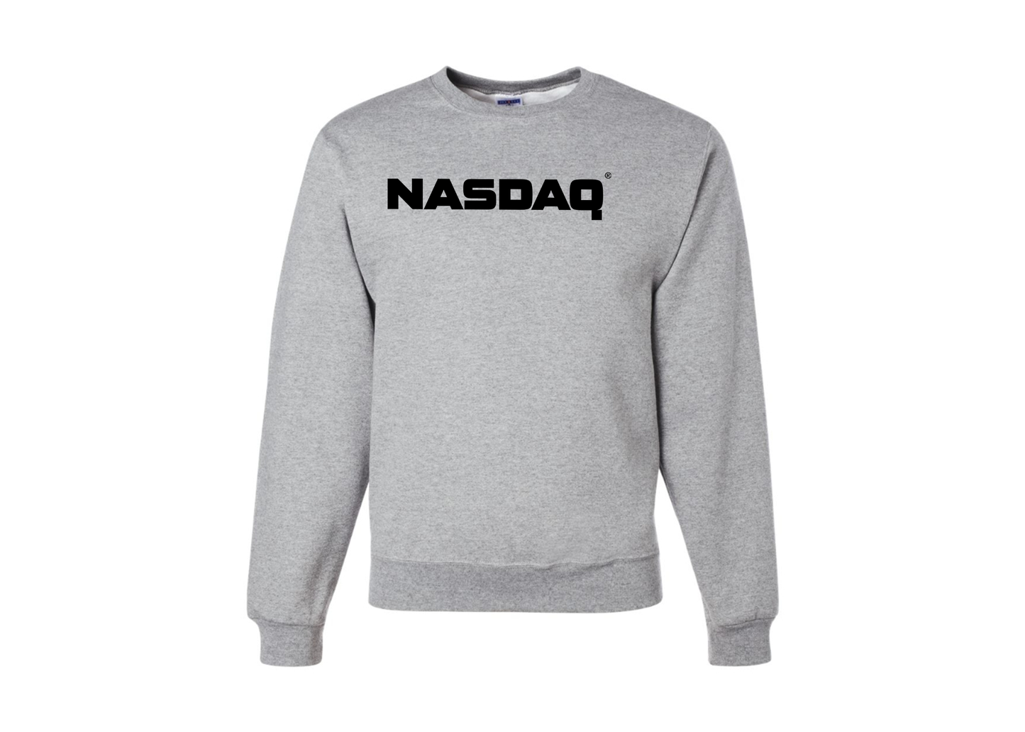Men's Nasdaq Logo  JERZEES NuBlend Crewneck Sweatshirt