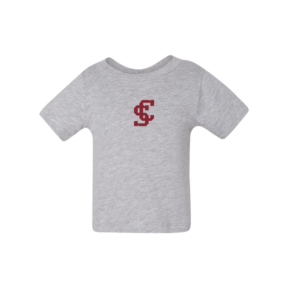 Santa Clara Broncos Logo BELLA CANVAS Infant Jersey Tee