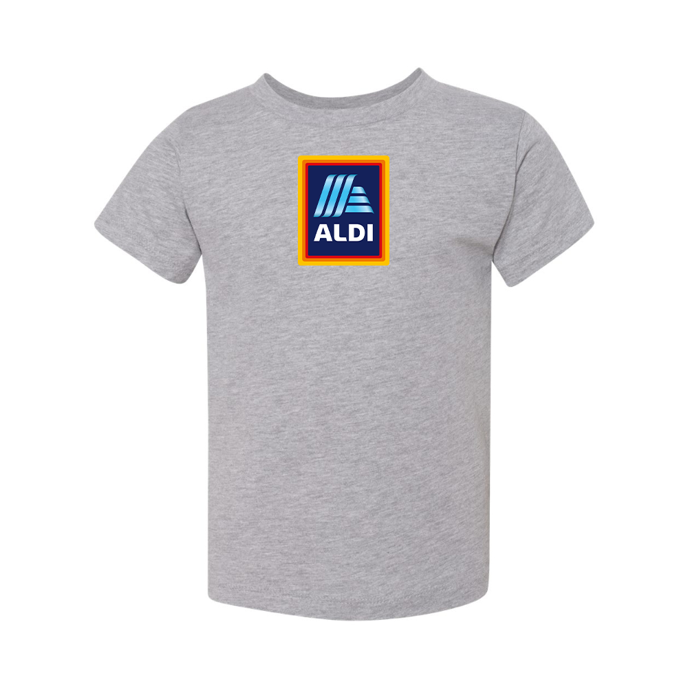 Aldi Logo BELLA  CANVAS Toddler Jersey Tee