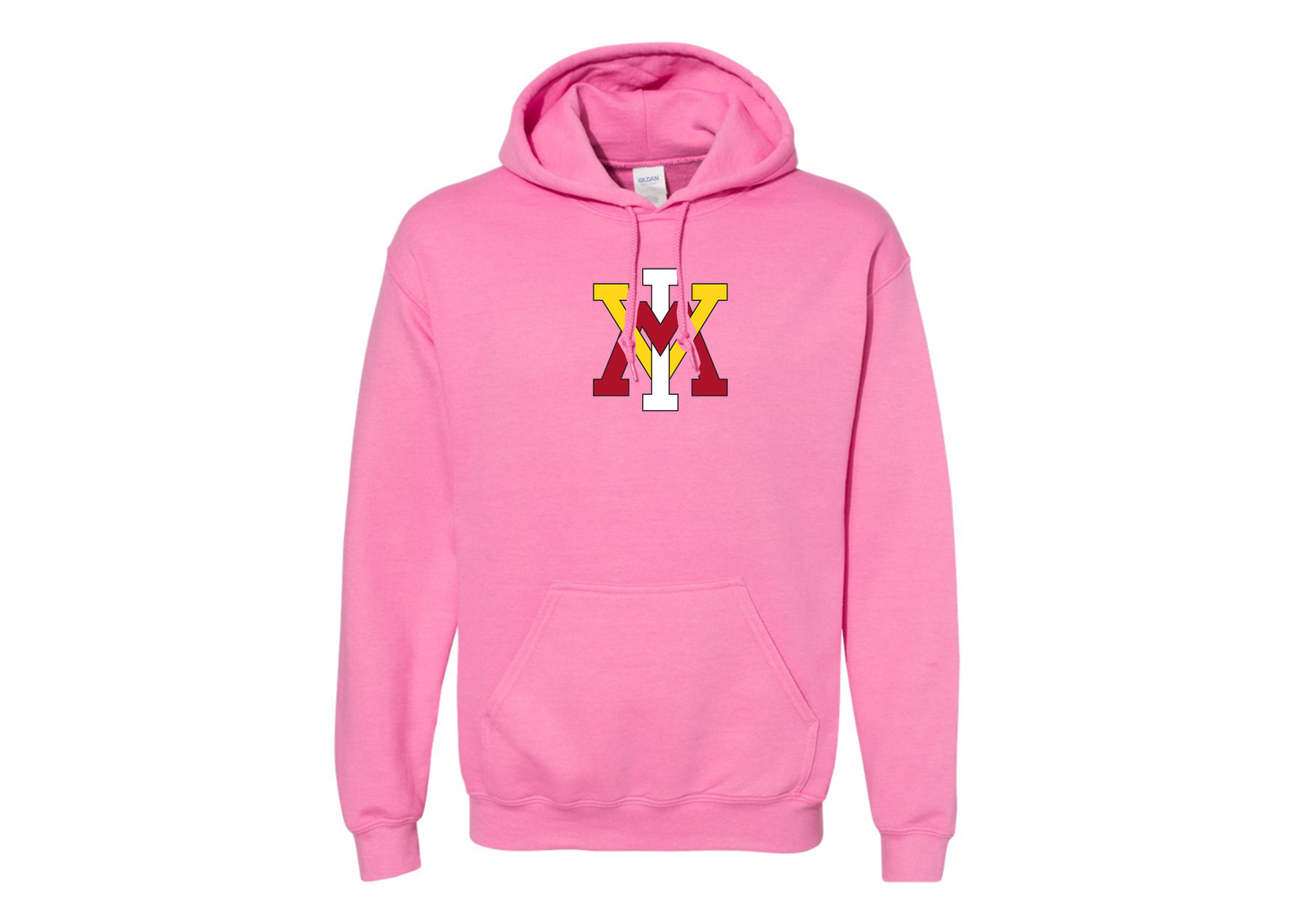 Men's VMI Keydets Gildan  Heavy Blend Hooded Sweatshirt