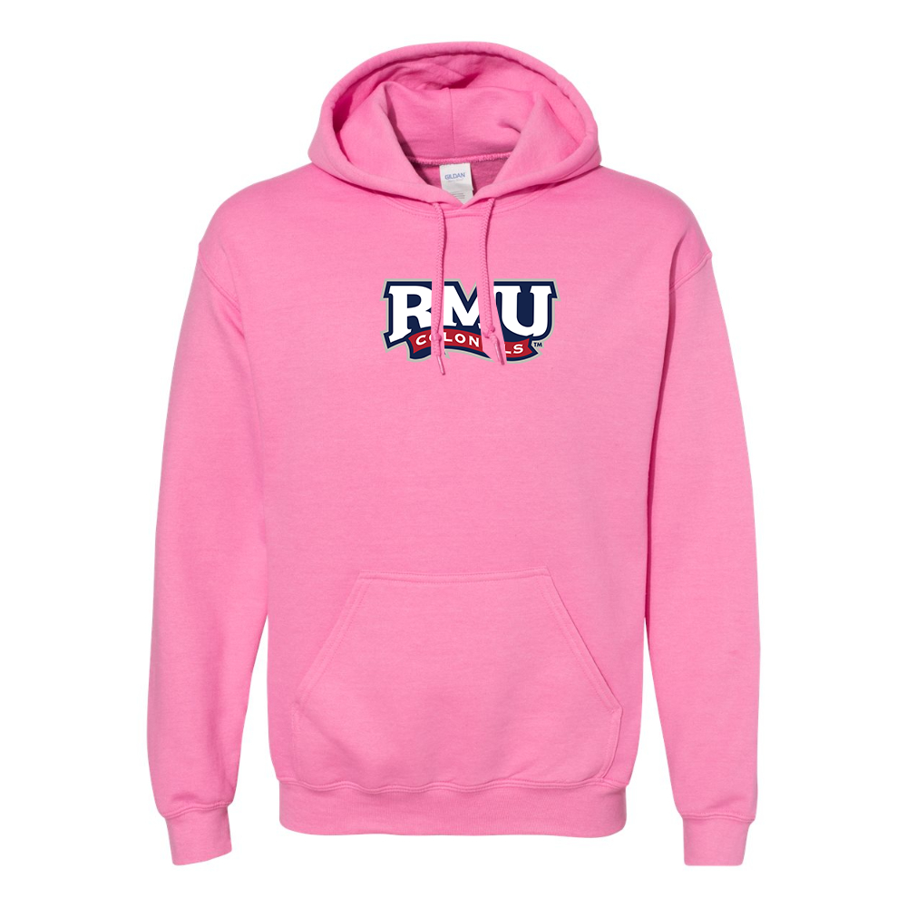 Men's Robert Morris Colonials Logo Gildan  Heavy Blend Hooded Sweatshirt