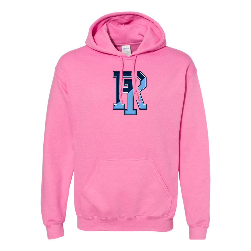 Men's Rhode Island Rams Logo Gildan  Heavy Blend Hooded Sweatshirt