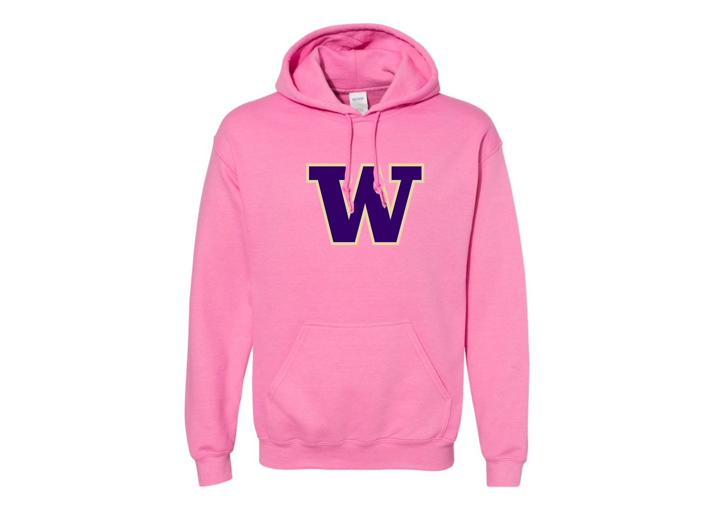 Men's Washington Huskies Gildan  Heavy Blend Hooded Sweatshirt