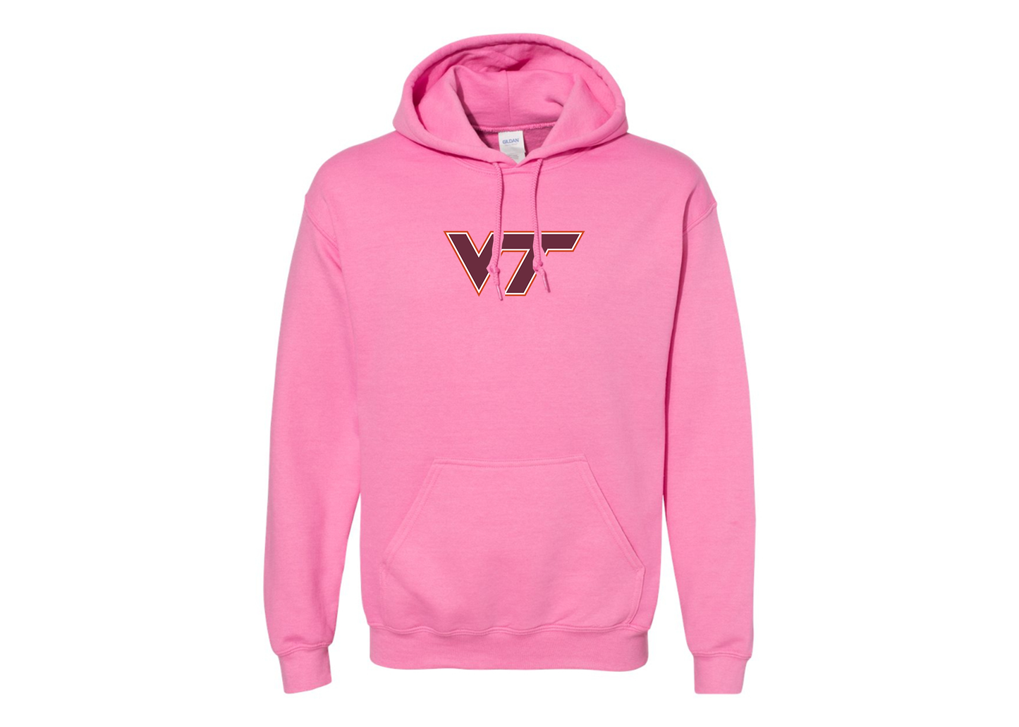 Men's Virginia Tech Hokies Gildan  Heavy Blend Hooded Sweatshirt