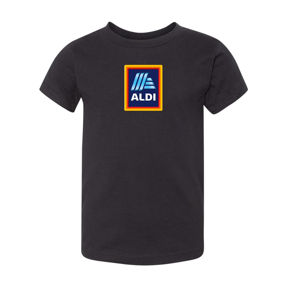 Aldi Logo BELLA  CANVAS Toddler Jersey Tee