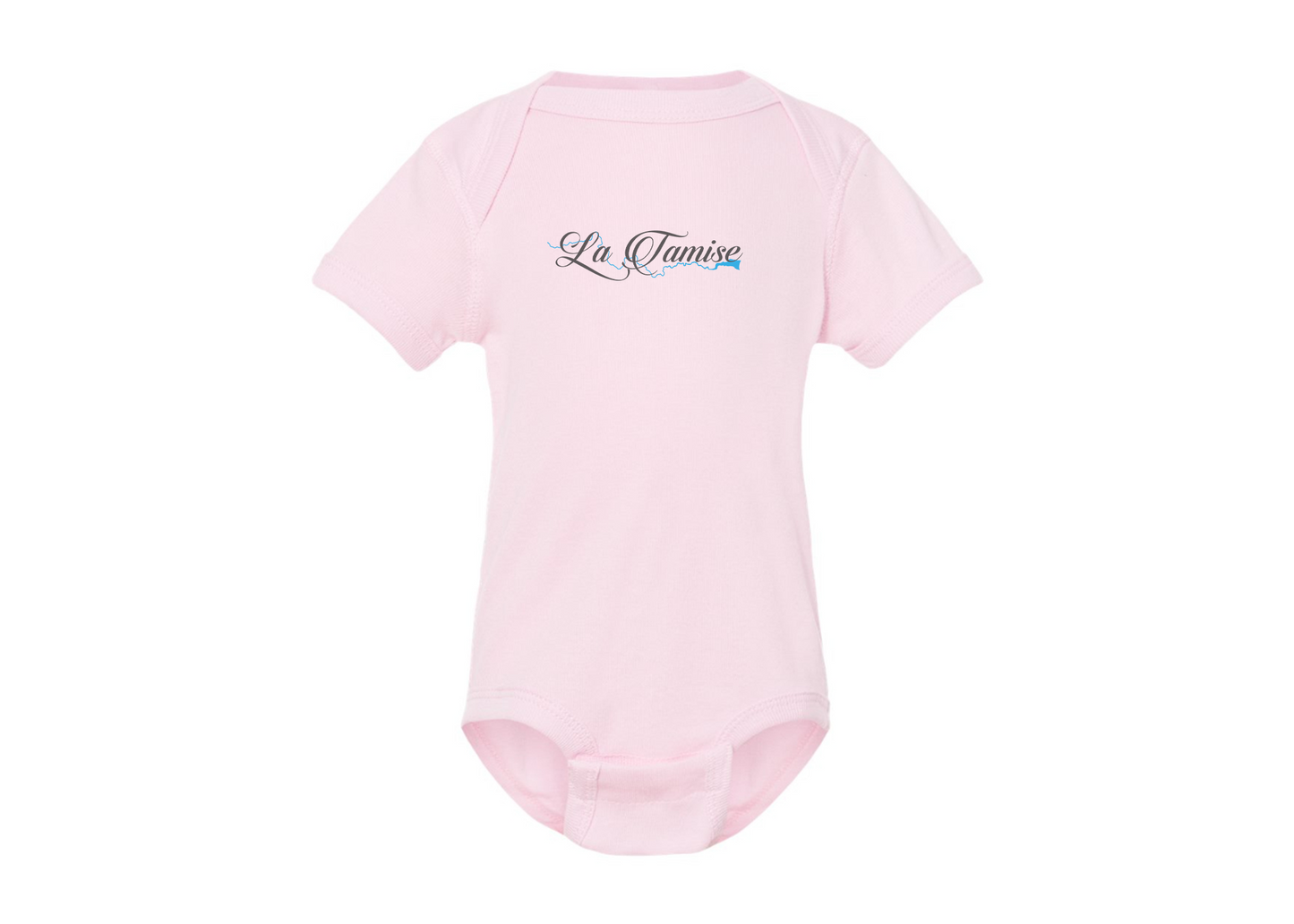 La Tamise Logo  Rabbit Skins Infant Baby Rib Bodysuit
