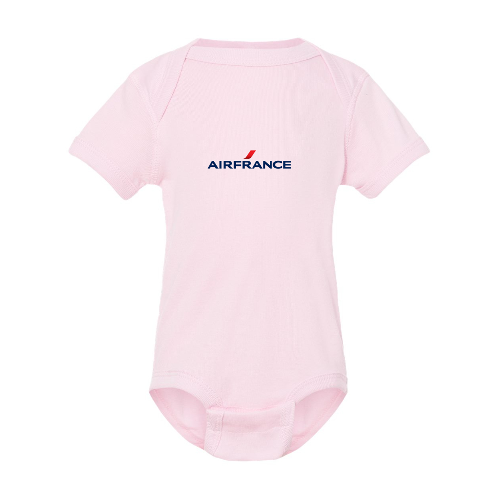 Air France Logo Rabbit Skins Infant Baby Rib Bodysuit