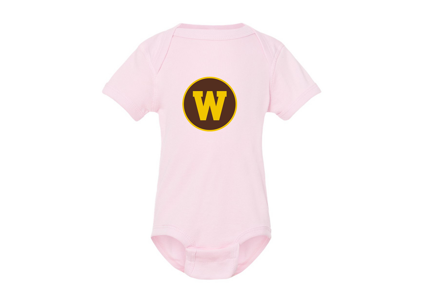 Western Michigan Broncos Rabbit Skins Infant Baby Rib Bodysuit