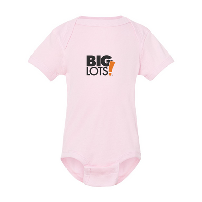 Big Lots Logo Rabbit Skins Infant Baby Rib Bodysuit