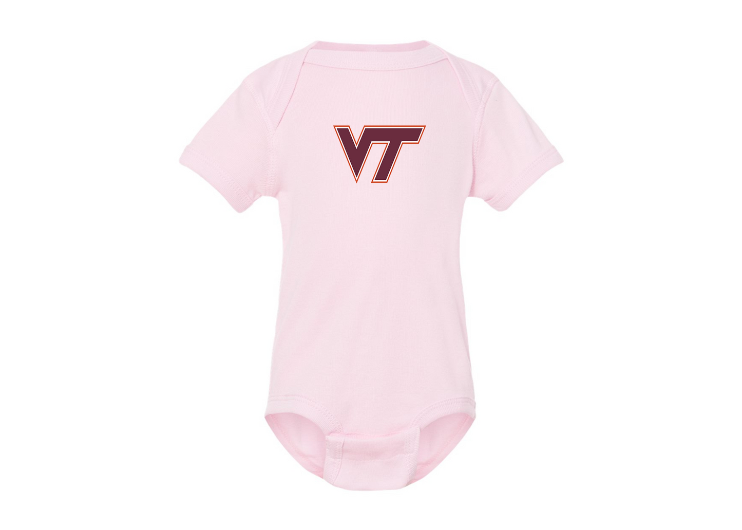 Virginia Tech Hokies Rabbit Skins Infant Baby Rib Bodysuit
