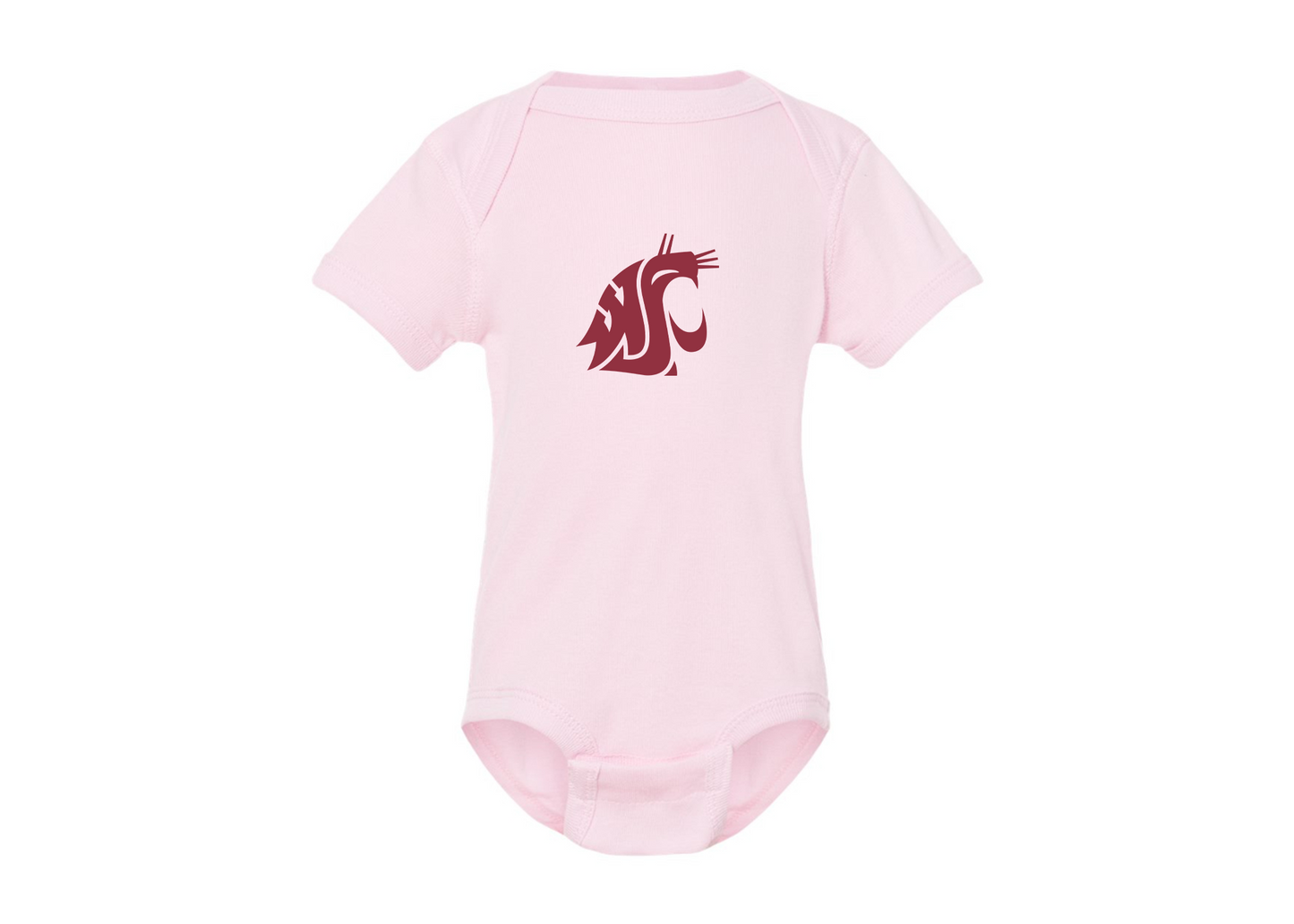 Washington State Cougars Rabbit Skins Infant Baby Rib Bodysuit