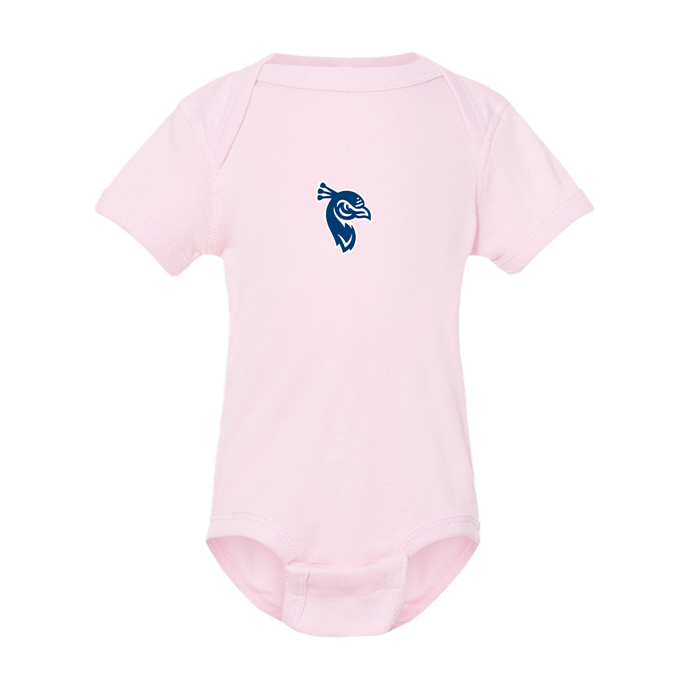 Saint Peters Peacocks Logo  Rabbit Skins Infant Baby Rib Bodysuit
