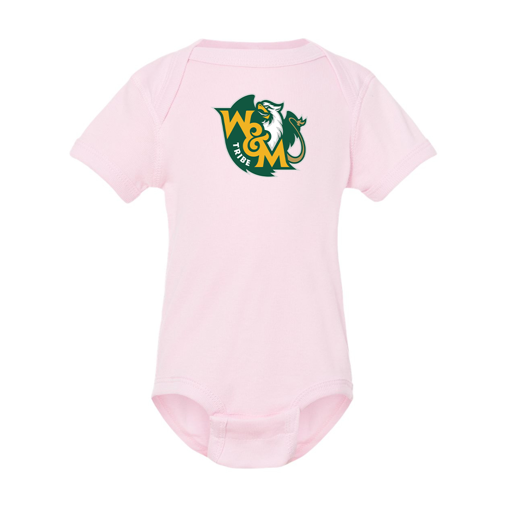 William and Mary Tribe Rabbit Skins Infant Baby Rib Bodysuit
