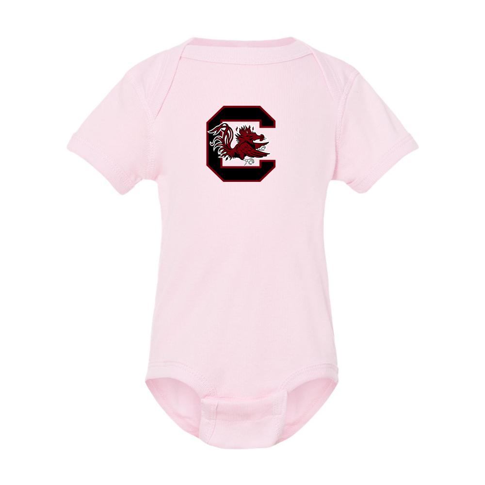 South Carolina Gamecocks Logo Rabbit Skins Infant Baby Rib Bodysuit