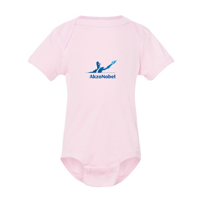 AkzoNobel Logo  Rabbit Skins Infant Baby Rib Bodysuit