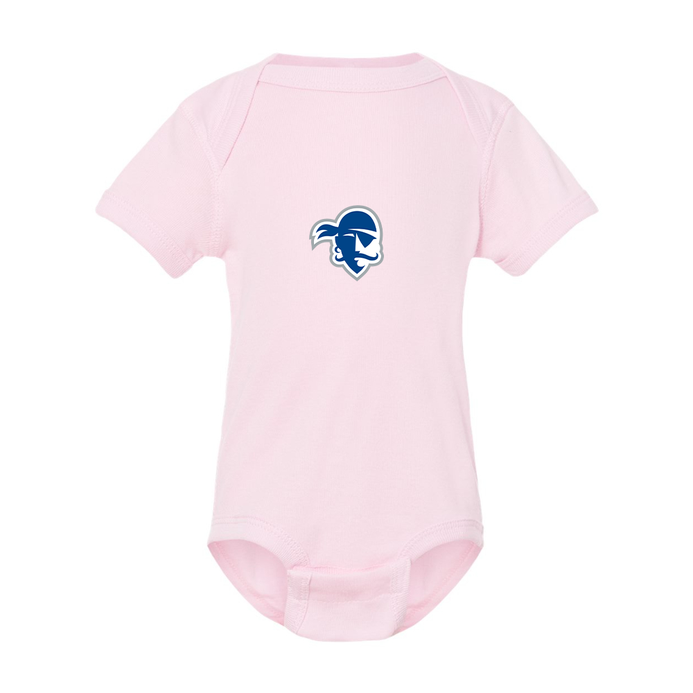 Seton Hall Pirates Logo  Rabbit Skins Infant Baby Rib Bodysuit