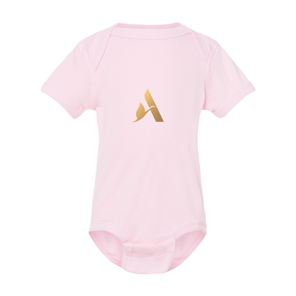 Accor Golden Logo Rabbit Skins Infant Baby Rib Bodysuit