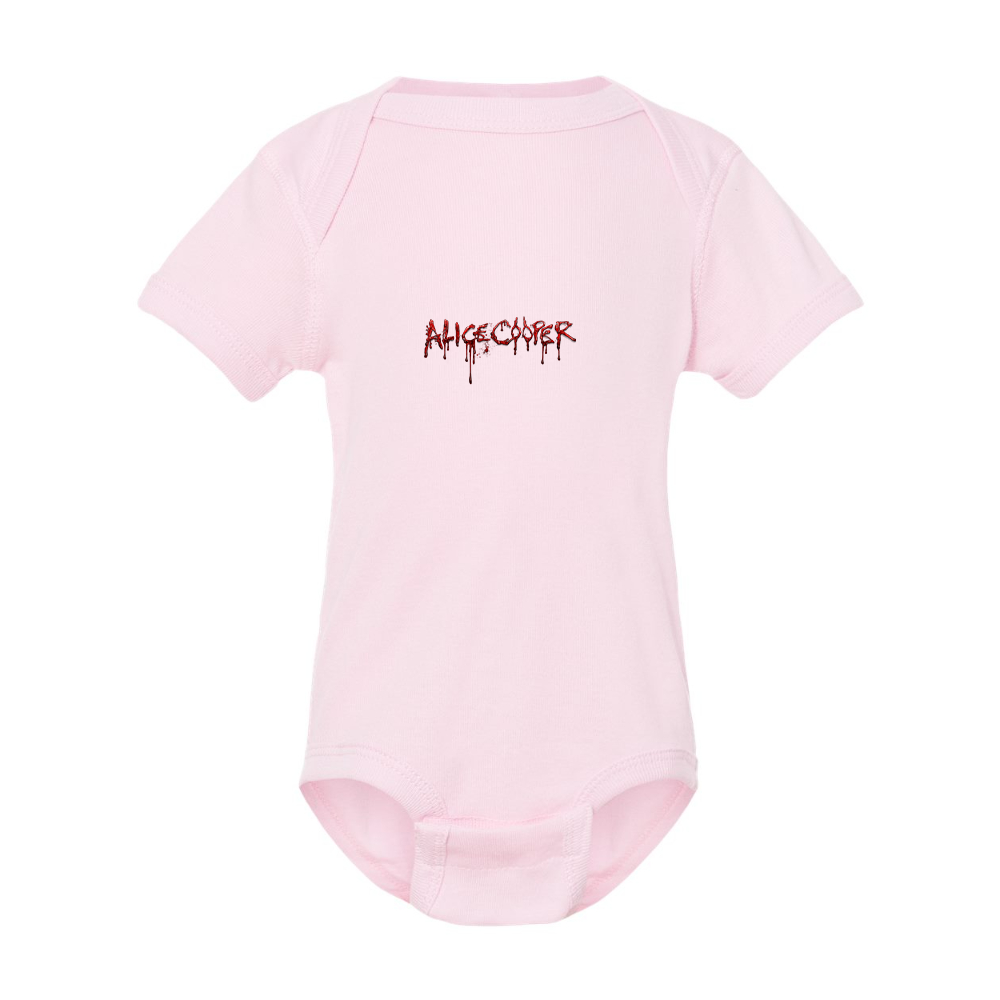 Alice Cooper Logo  Rabbit Skins Infant Baby Rib Bodysuit