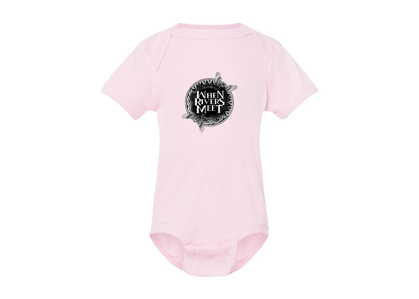 When Rivers Meet Rabbit Skins Infant Baby Rib Bodysuit