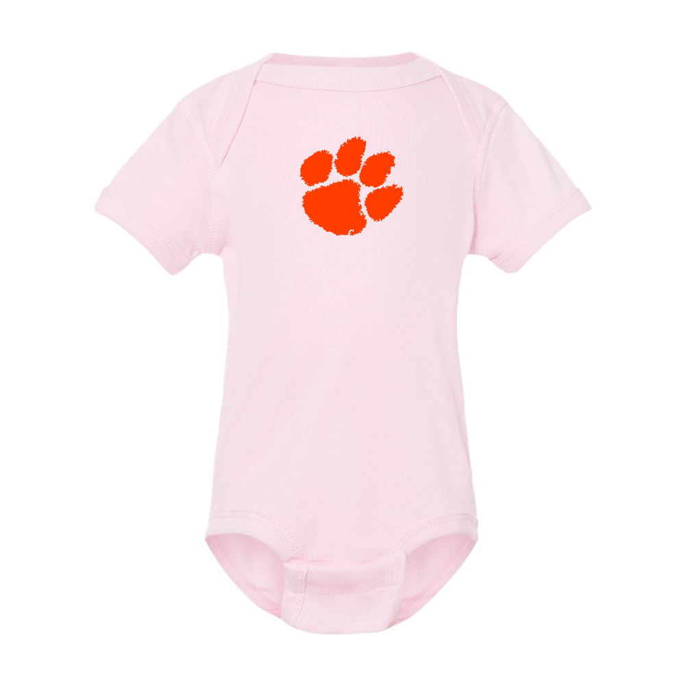 Clemson Tigers  Rabbit Skins Infant Baby Rib Bodysuit