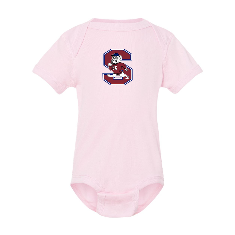 South Carolina State Bulldogs Logo Rabbit Skins Infant Baby Rib Bodysuit