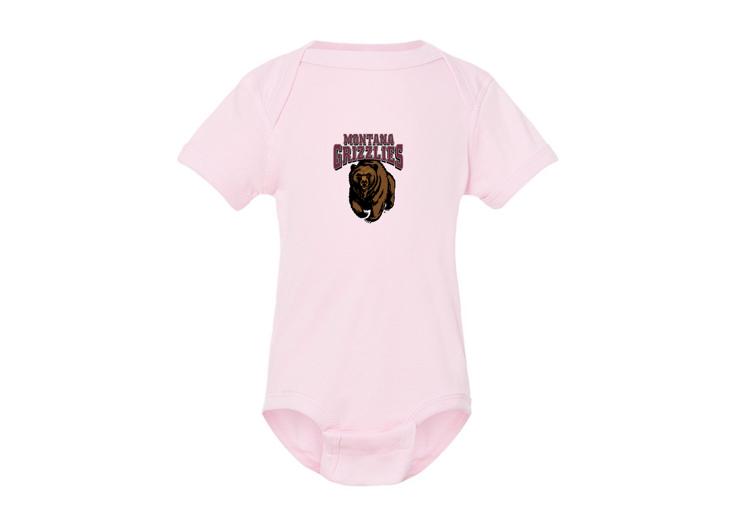 Montana Grizzliesl Rabbit Skins Infant Baby Rib Bodysuit