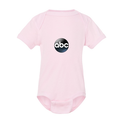 Abc Logo  Rabbit Skins Infant Baby Rib Bodysuit