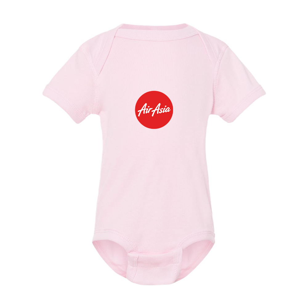Air Asia Logo  Rabbit Skins Infant Baby Rib Bodysuit
