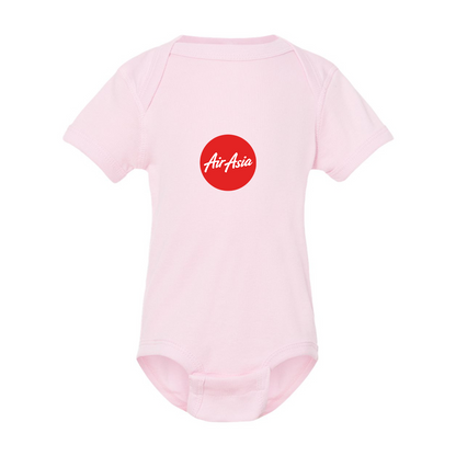 Air Asia Logo  Rabbit Skins Infant Baby Rib Bodysuit